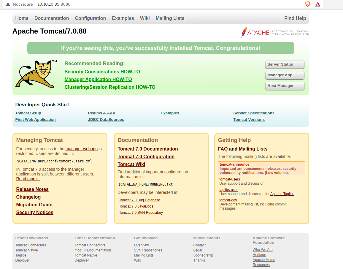 landing page