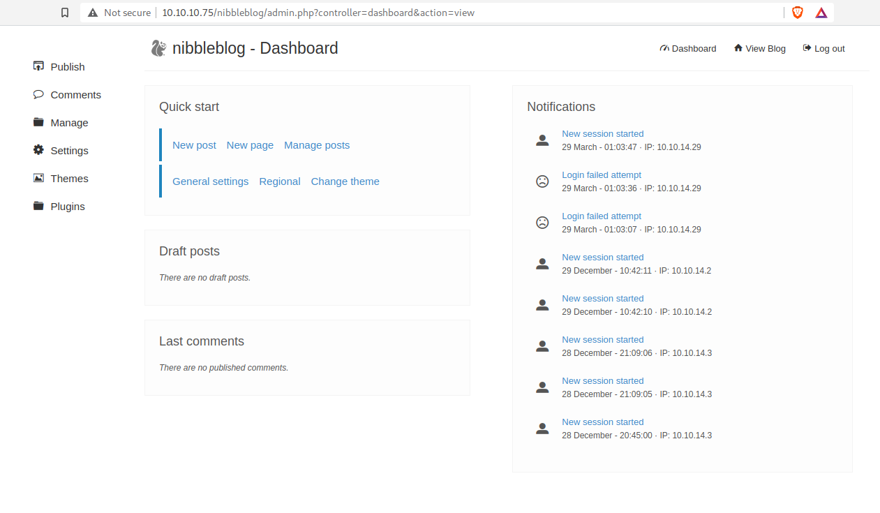 dashboard