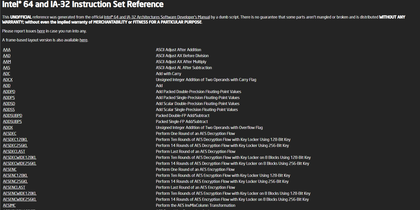 x64-reference
