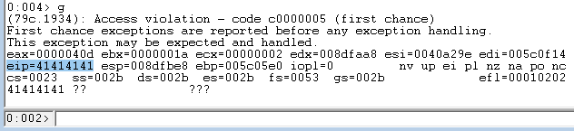 EIP Overwrite