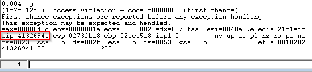 EIP Overwrite 2